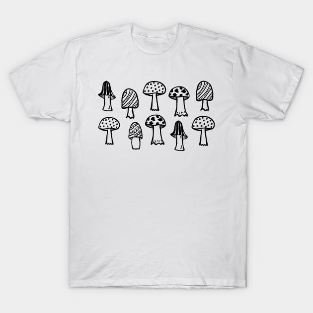 Mushroom Master Mushrooms T-Shirt by Mushroom Master